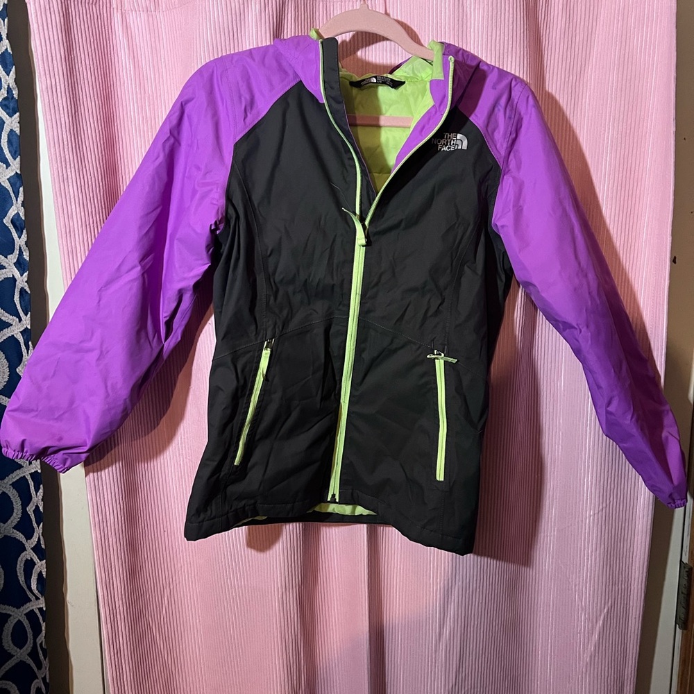 The North Face Black and Purple Jacket